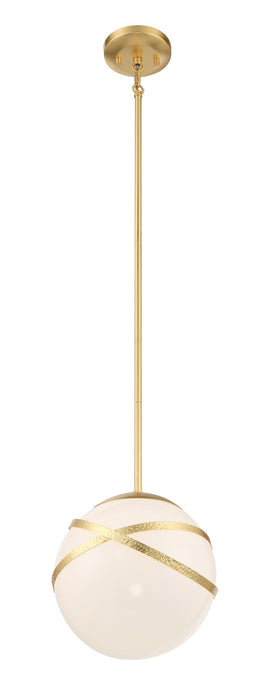 Minka-Lavery 5431-853 One Light Mini Pendant, Spring Gold Leaf