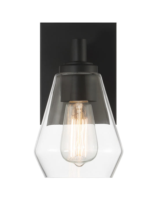 Minka-Lavery 5701-66A One Light Bath Vanity, Coal