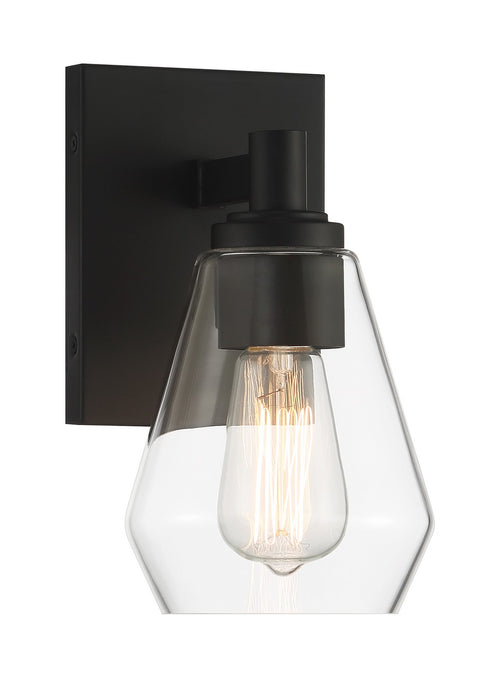 Minka-Lavery 5701-66A One Light Bath Vanity, Coal