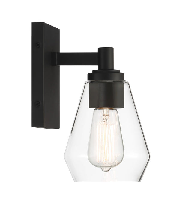 Minka-Lavery 5701-66A One Light Bath Vanity, Coal