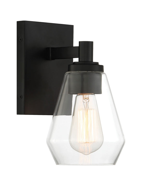 Minka-Lavery 5701-66A One Light Bath Vanity, Coal