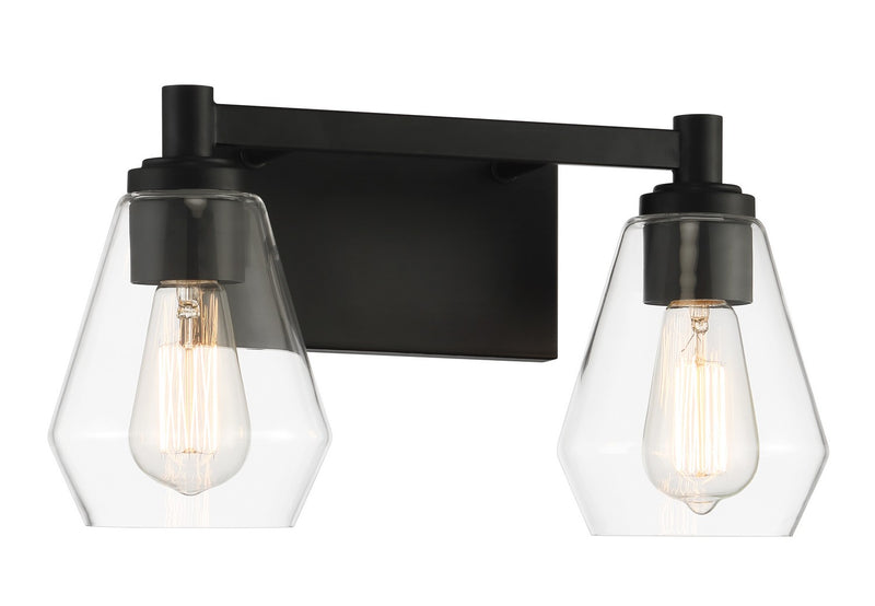 Minka-Lavery 5702-66A Two Light Bath Vanity, Coal
