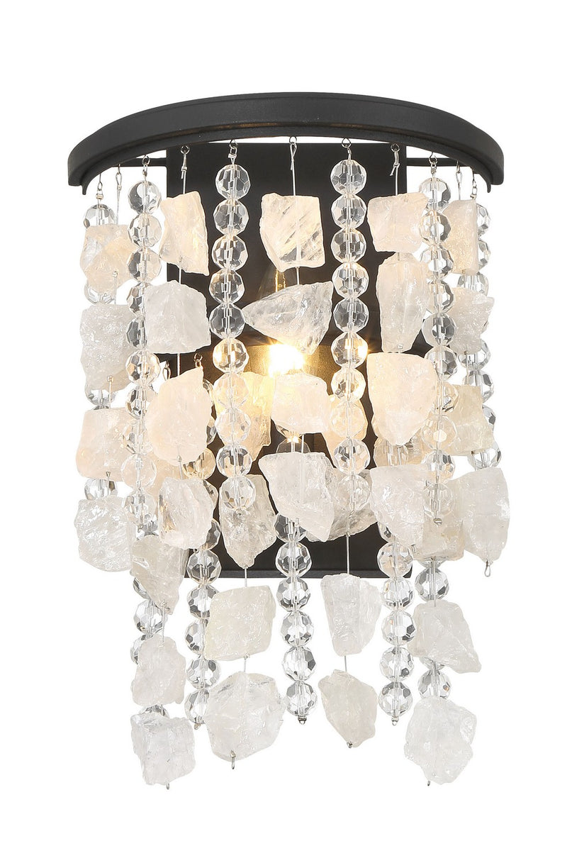 Minka-Lavery 6701-66 One Light Wall Sconce, Sand Coal