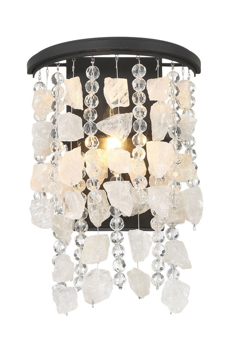 Minka-Lavery 6701-66 One Light Wall Sconce, Sand Coal