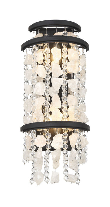Minka-Lavery 6702-66 Two Light Wall Sconce, Sand Coal