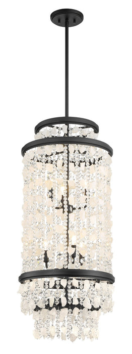 Minka-Lavery 6704-66 Six Light Foyer Pendant, Sand Coal