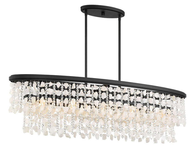 Minka-Lavery 6707-66 Five Light Island Pendant, Sand Coal