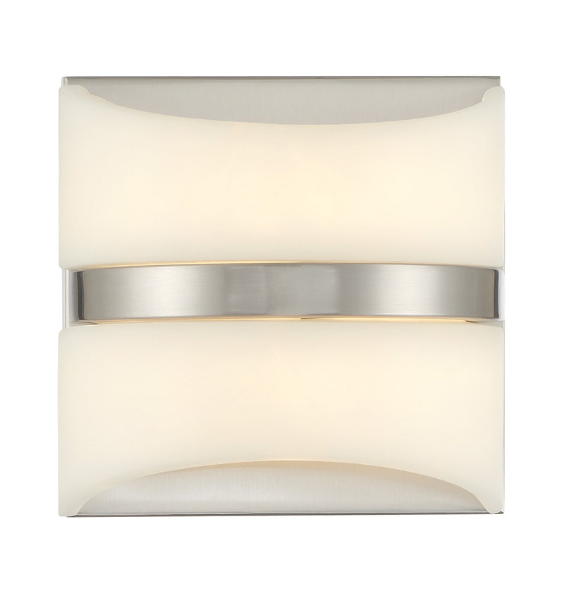 Minka-Lavery 821-84-L LED Wall Sconce, Brushed Nickel
