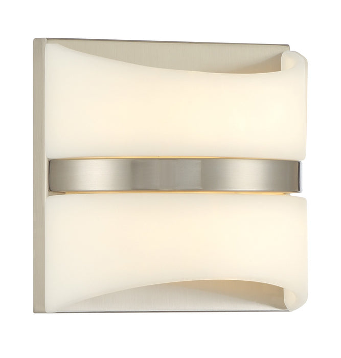 Minka-Lavery 821-84-L LED Wall Sconce, Brushed Nickel
