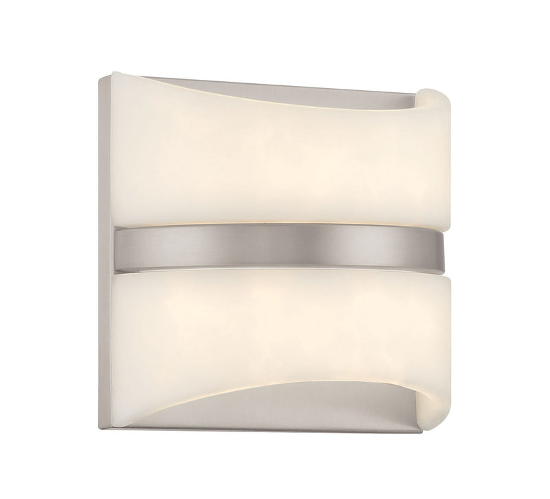 Minka-Lavery 821-84-L LED Wall Sconce, Brushed Nickel