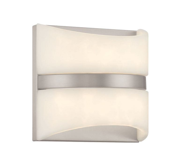 Minka-Lavery 821-84-L LED Wall Sconce, Brushed Nickel