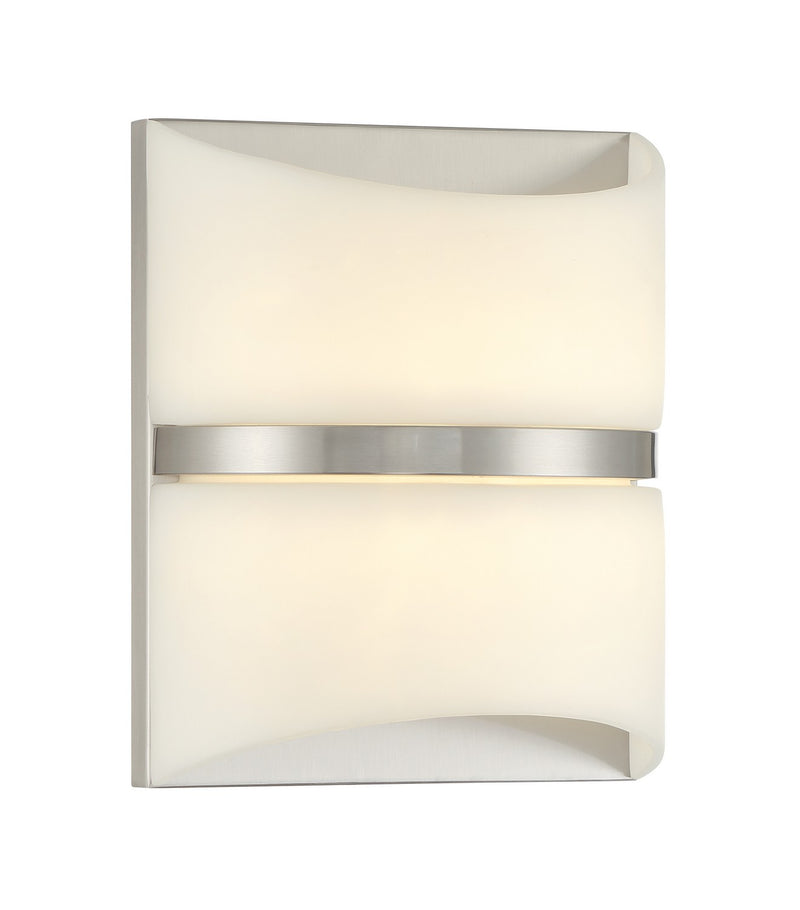 Minka-Lavery 822-84-L LED Wall Sconce, Brushed Nickel