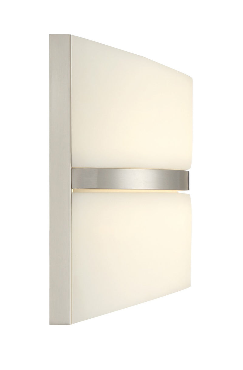 Minka-Lavery 822-84-L LED Wall Sconce, Brushed Nickel