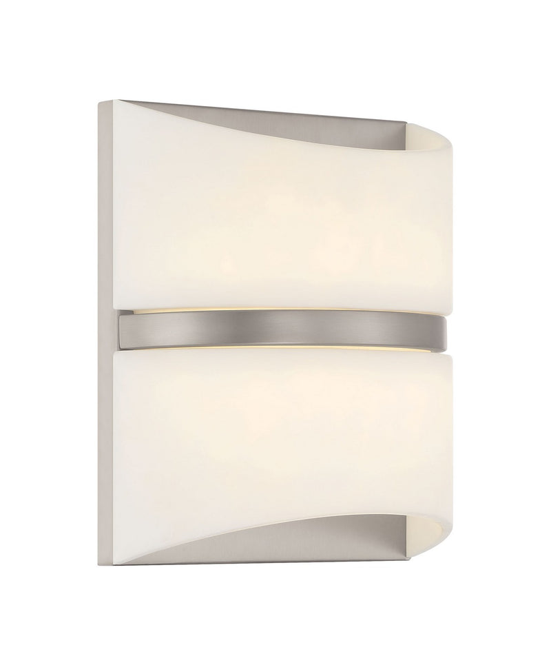 Minka-Lavery 822-84-L LED Wall Sconce, Brushed Nickel