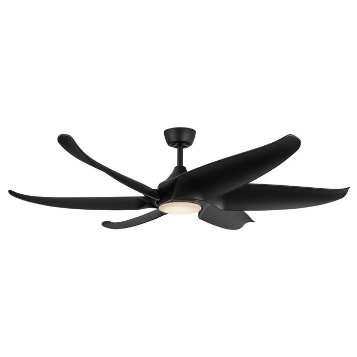 Kuzco Lighting CF90960-MB 60" Ceiling Fan, Matte Black