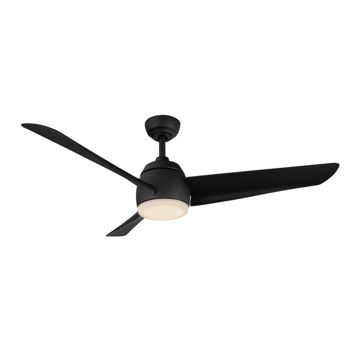 Kuzco Lighting CF91954-MB 54" Ceiling Fan, Matte Black