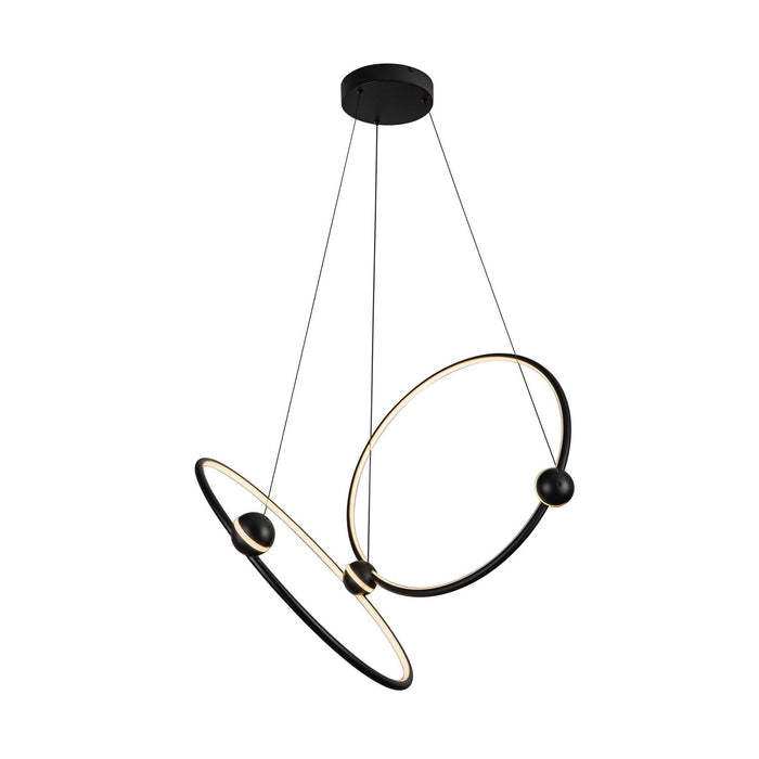 Kuzco Lighting CH17702-BK LED Chandelier, Black