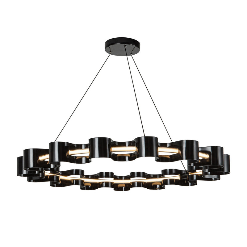 Kuzco Lighting CH18035-GBK LED Chandelier, Gloss Black