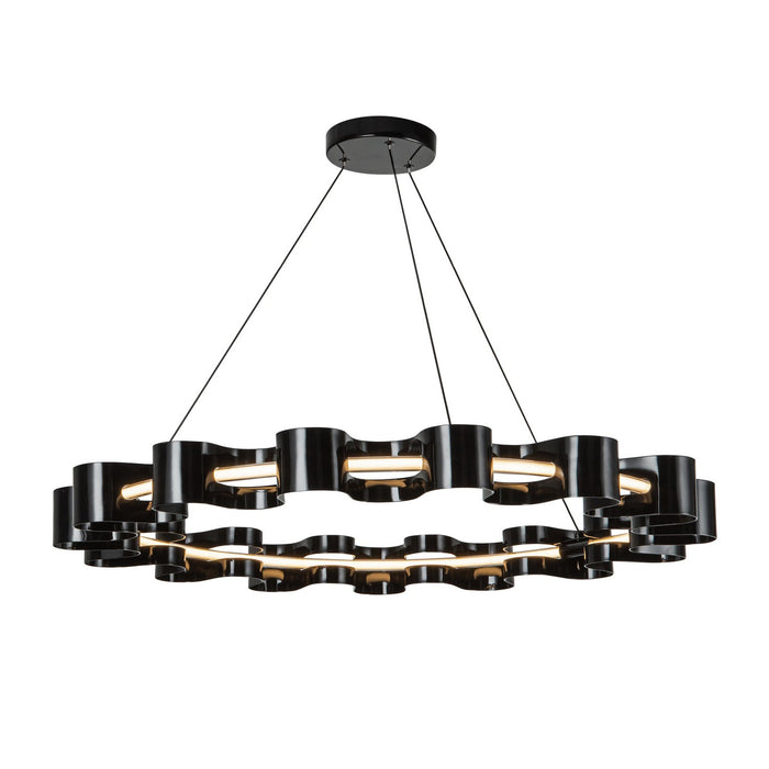 Kuzco Lighting CH18035-GBK LED Chandelier, Gloss Black