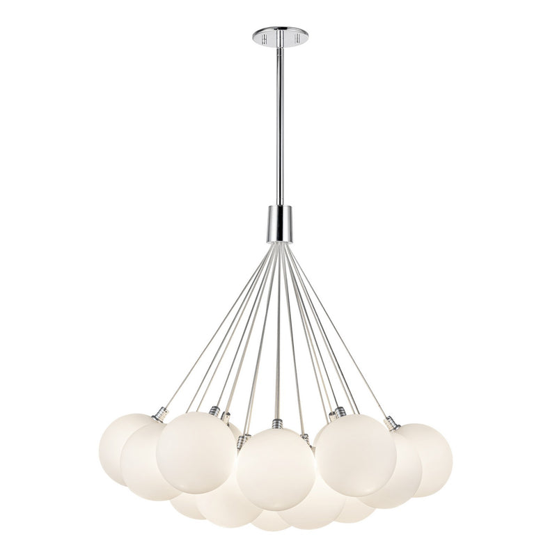 Kuzco Lighting CH3128-OP LED Chandelier, Opal Glass