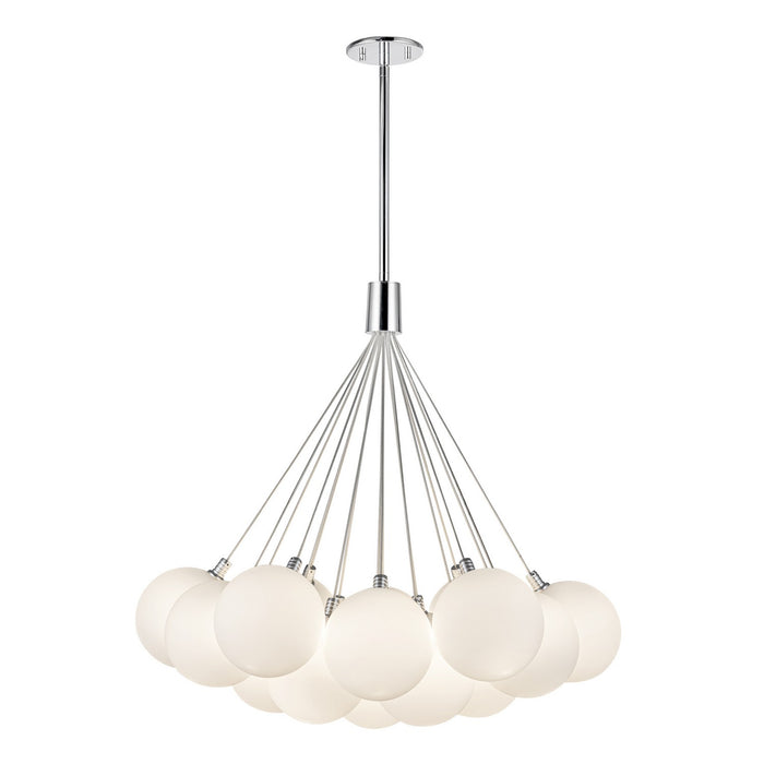 Kuzco Lighting CH3128-OP LED Chandelier, Opal Glass