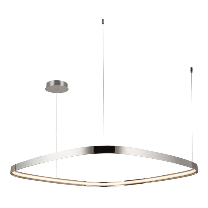 Kuzco Lighting PD78040-PN LED Pendant, Polished Nickel
