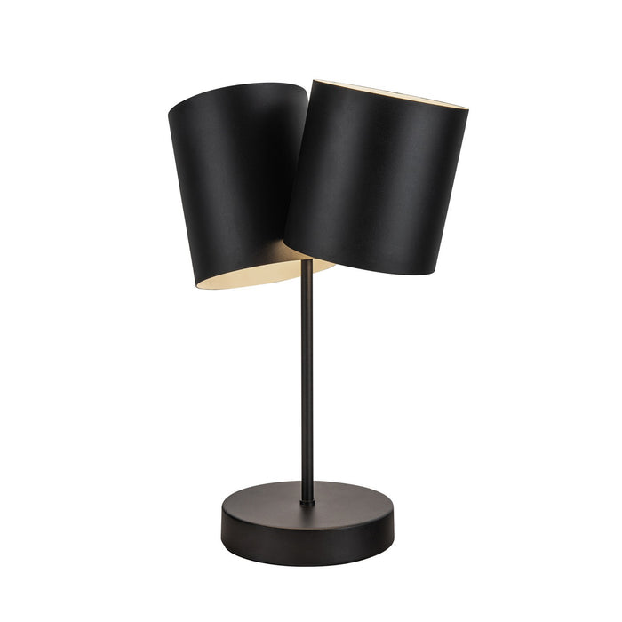 Kuzco Lighting TL58814-BK Two Light Table Lamp, Black