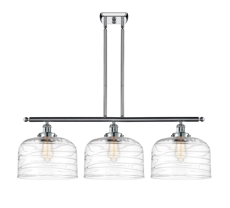 Innovations 916-3I-PC-G713-L Three Light Island Pendant, Polished Chrome