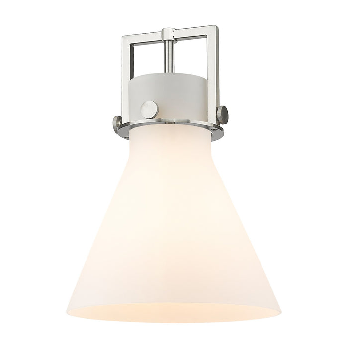 Innovations G411-10WH Shade, Cased Matte White Newton Cone