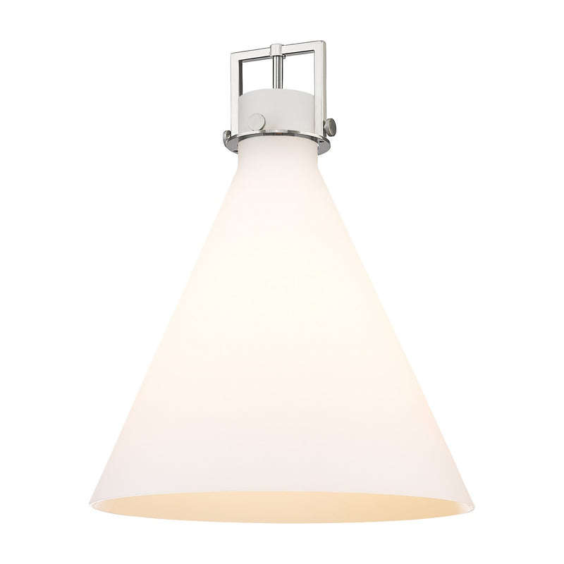 Innovations G411-18WH Shade, Cased Matte White Newton Cone