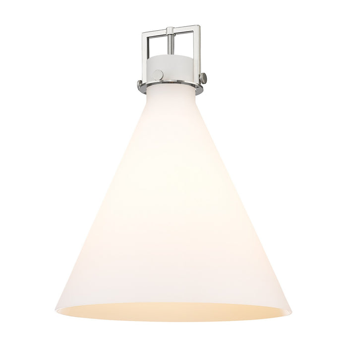 Innovations G411-18WH Shade, Cased Matte White Newton Cone