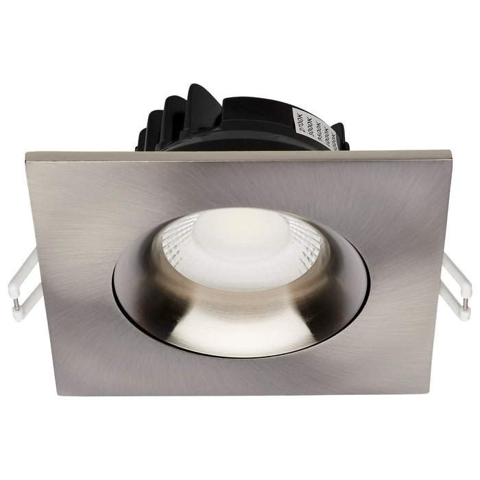 Satco S11629R1 LED Downlight, Brushed Nickel
