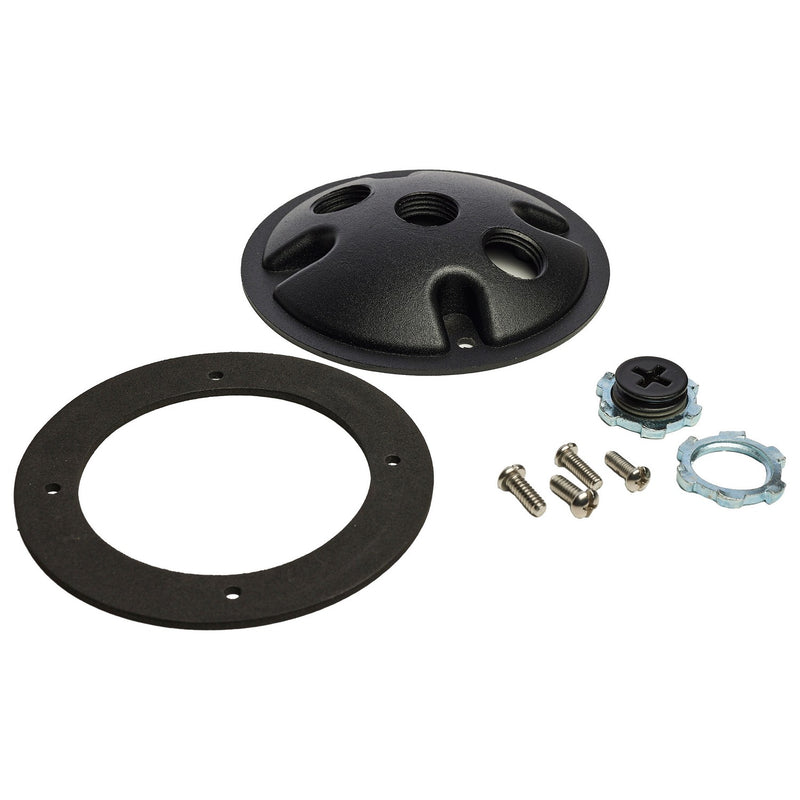 Nuvo Lighting 60-671 One Light Die Cast Mounting Plate, Matte Black