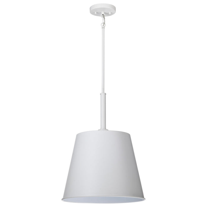 Nuvo Lighting 60-7948 One Light Pendant, Matte White