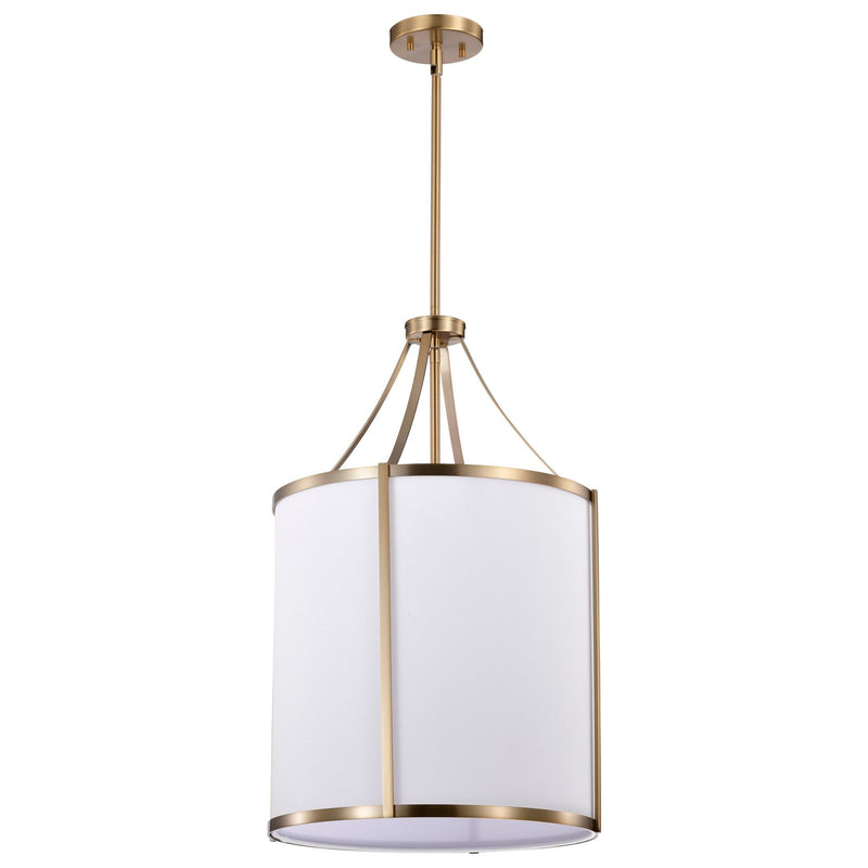 Nuvo Lighting 60-7962 Three Light Pendant, Burnished Brass
