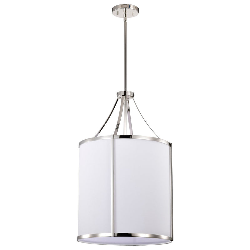 Nuvo Lighting 60-7972 Three Light Pendant, Polished Nickel