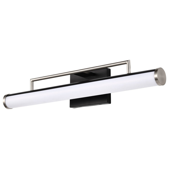 Nuvo Lighting 62-658 LED Vanity, Black / Brushed Nickel