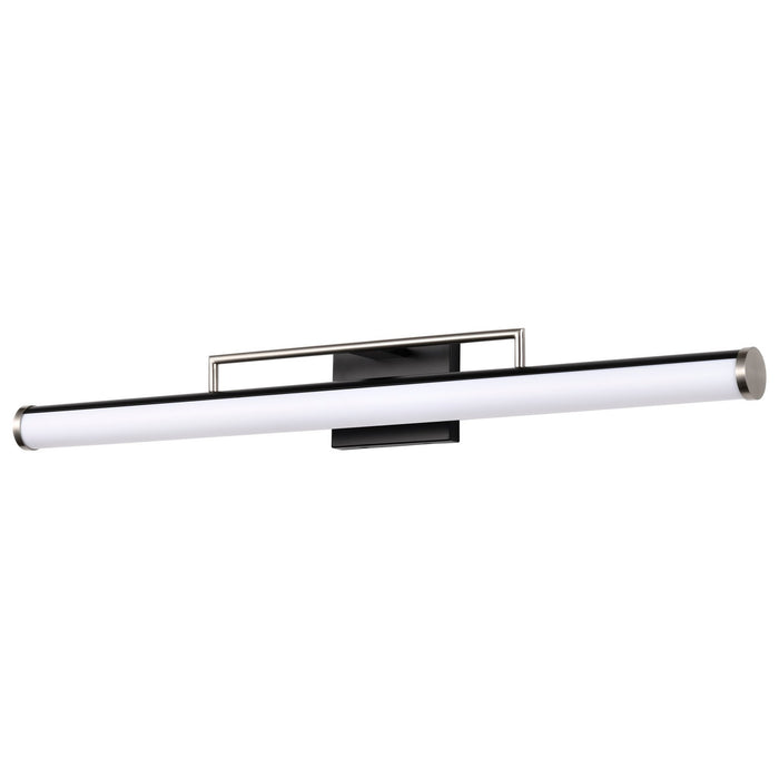 Nuvo Lighting 62-659 LED Vanity, Black / Brushed Nickel