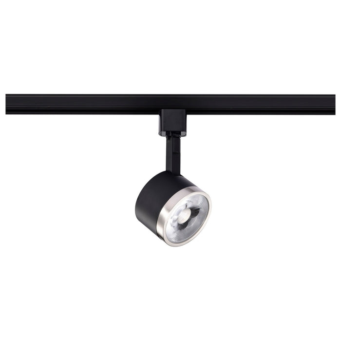 Nuvo Lighting TH636 LED Track Head, Matte Black / Brushed Nickel