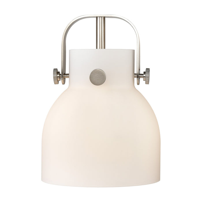 Innovations G412-6WH Shade, Cased Matte White Pilaster II