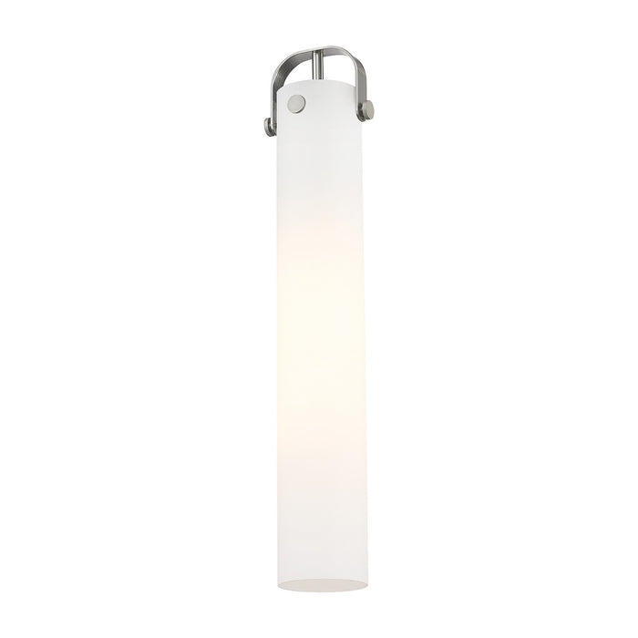 Innovations G413-1S-4WH Shade, Cased Matte White Pilaster