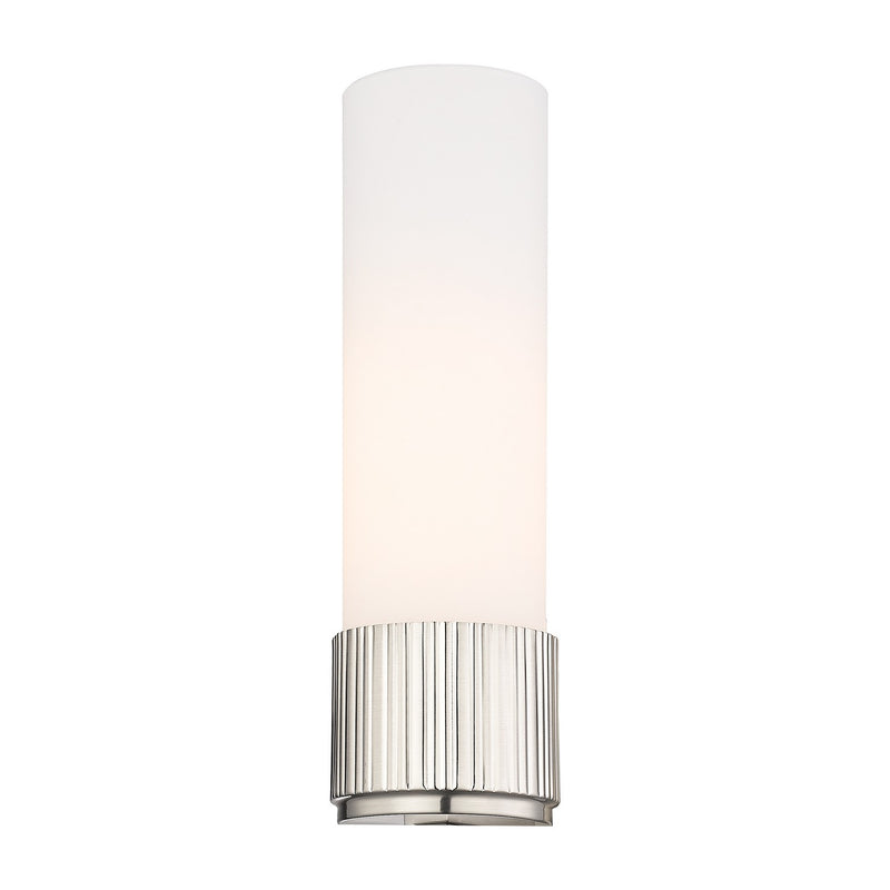 Innovations G428-12WH Shade, Cased Matte White Bolivar