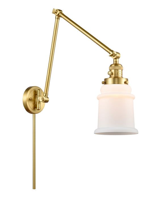 Innovations 238-SG-G181 LED Swing Arm Lamp, Satin Gold
