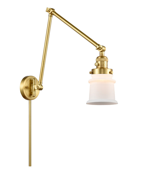Innovations 238-SG-G181S LED Swing Arm Lamp, Satin Gold
