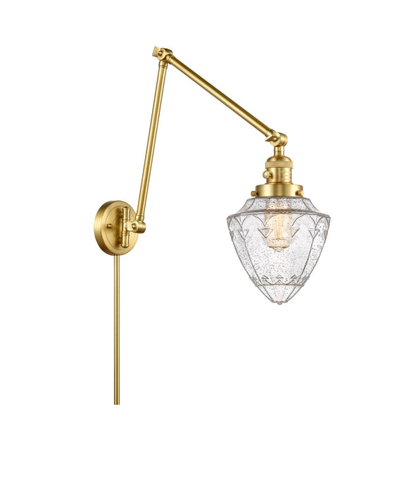 Innovations 238-SG-G664-7 One Light Swing Arm Lamp, Satin Gold