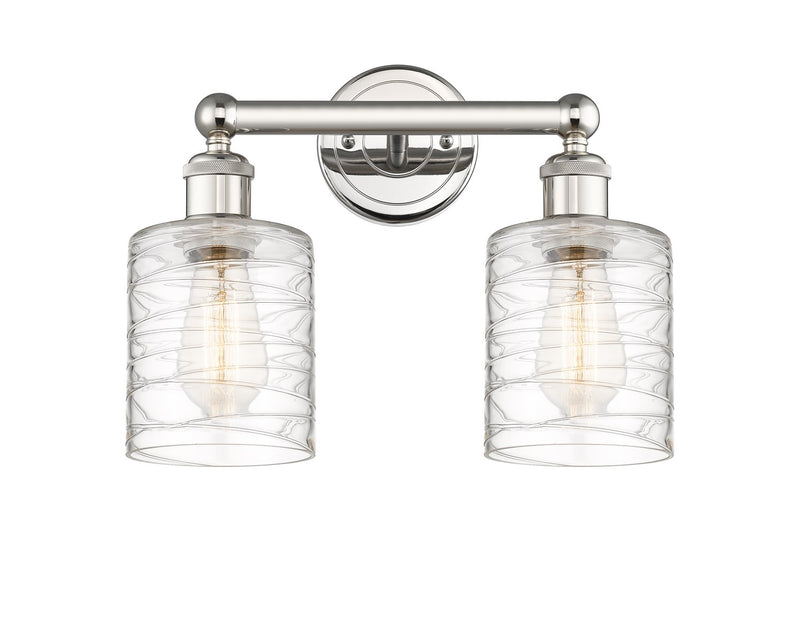 Innovations 616-2W-PN-G1113 Two Light Bath Vanity, Polished Nickel