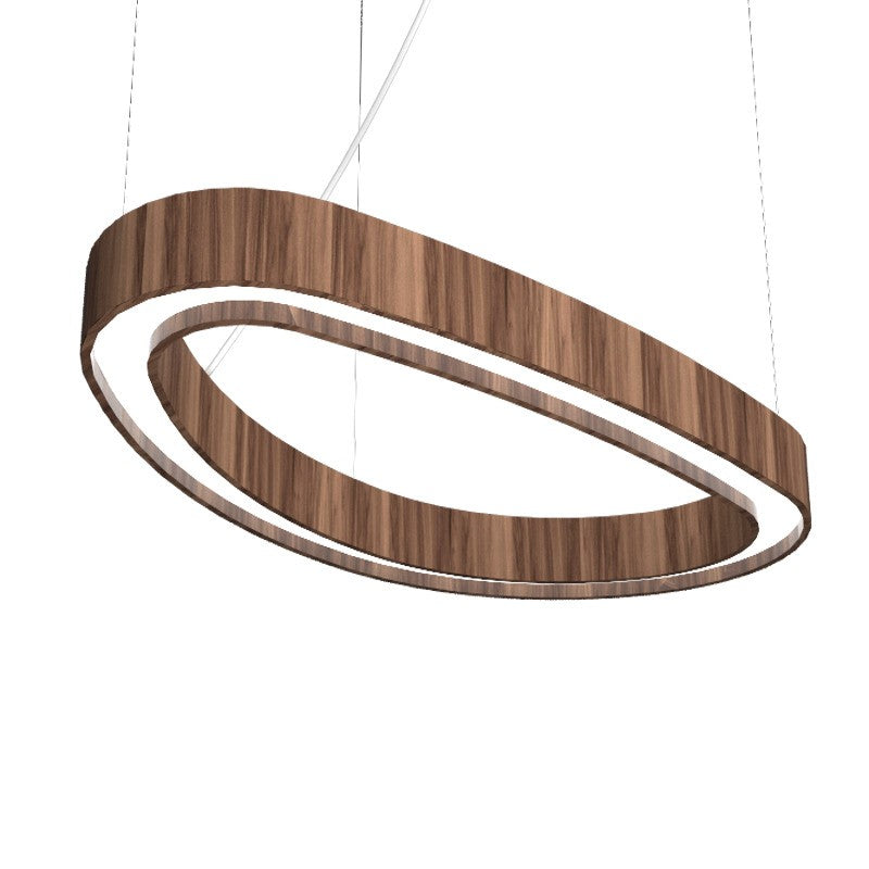 Accord Lighting 1332LED.18 LED Pendant, American Walnut