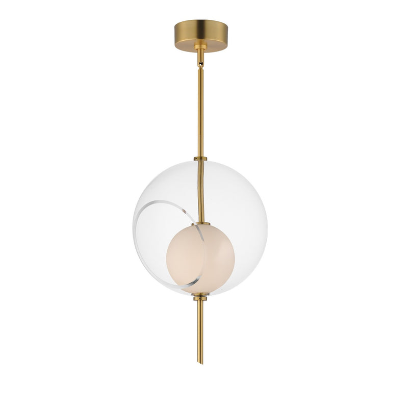 ET2 E11092-10NAB LED Pendant, Natural Aged Brass