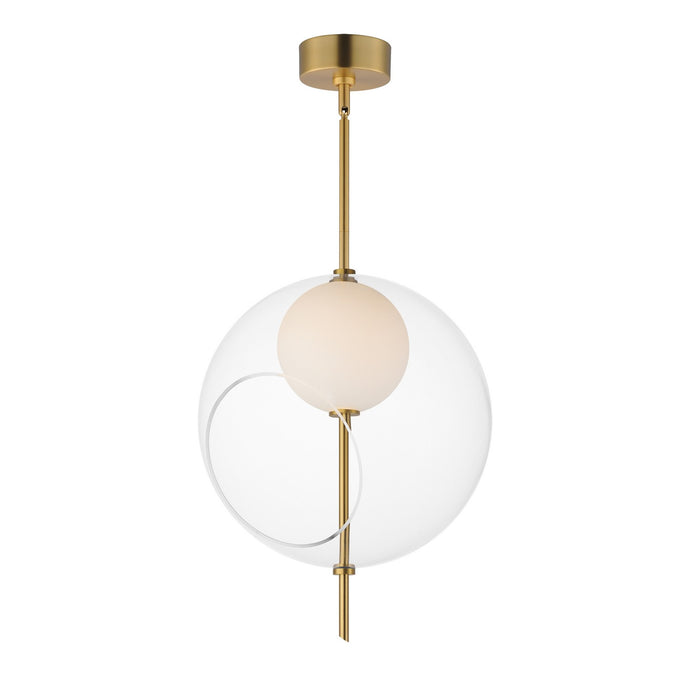 ET2 E11093-10NAB LED Pendant, Natural Aged Brass