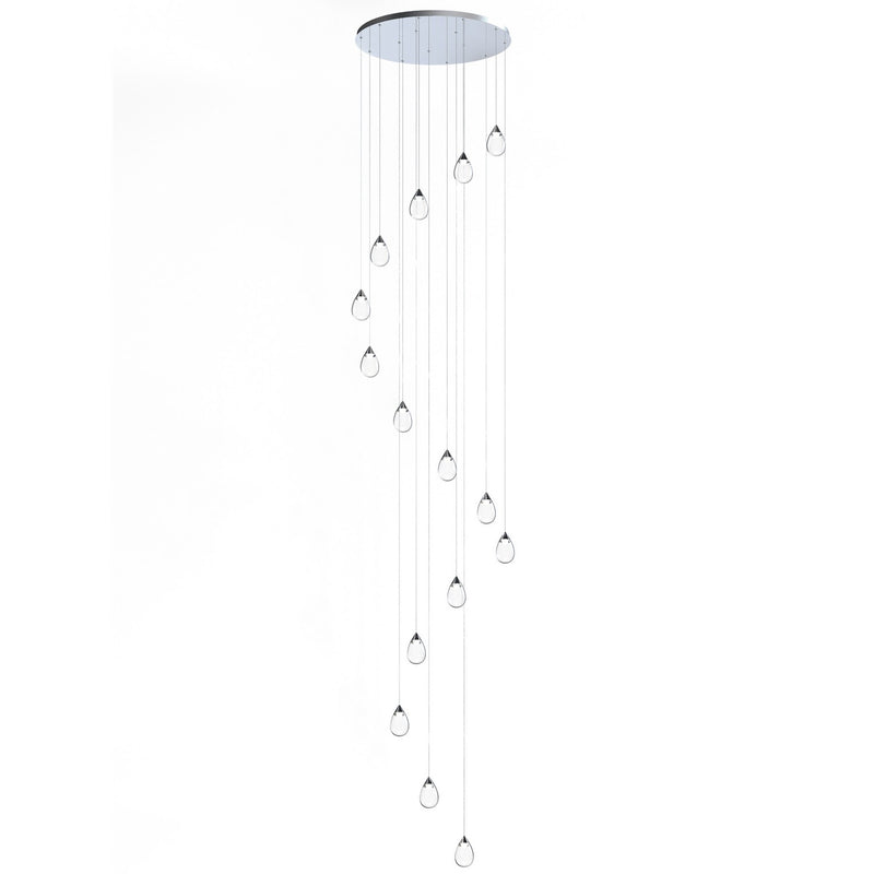 ET2 E21569-18PC LED Pendant, Polished Chrome